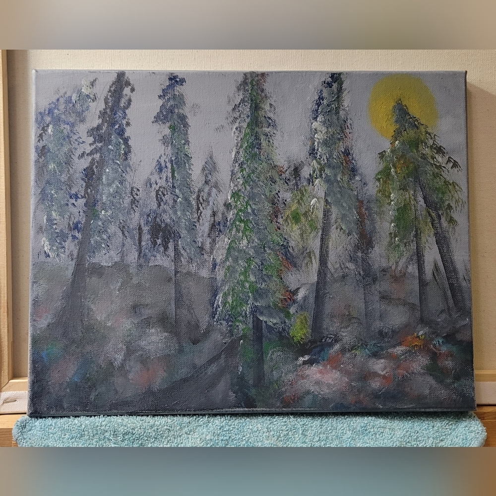 Moonlight In The Ozarks    (11×14 Inches)